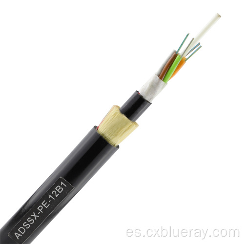 ADSS 24 núcleos cable de fibra de modo único